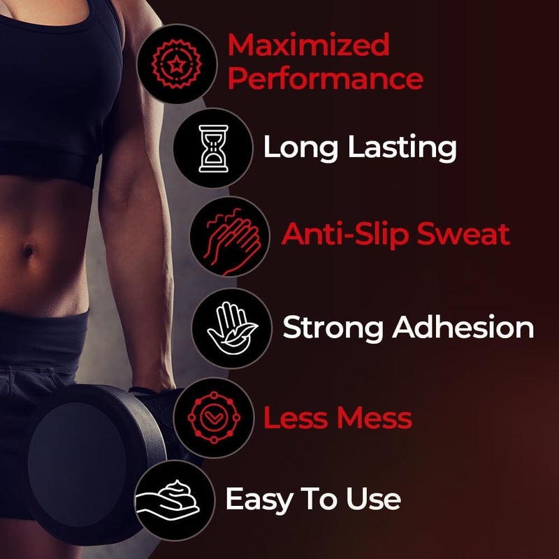 GRIPT Store Clear Liquid Chalk for Pole Dancing Mess Less Professional Dry Hand Grip Gel Chalk 100ml for Pole Dance Aerial Yoga Tennis Golf Racquet Grips Sweat Resistant Long Lasting - Image 3